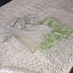 Boys polo and short set